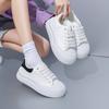 2025 Spring Little White Shoes New Korean Version Ins Female Students Height Increase Platform Sports Board Shoes Casual Shoes Female W3031