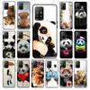 Teddy Panda Say Hi Love Heart Phone Cover For OPPO A74 A94 5G A3S A5 A5S A9 A12 A15 A15S A52 A53 A53S A72 A73 A91 5G Cases Coque