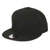 New Era Dodgers 9FIFTY Snapback Cap, Men's LA Baseball Cap, All Black [Parallel Import]