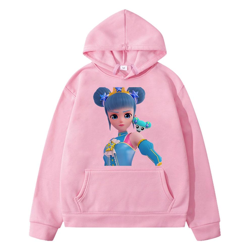 Tini Ping Hoodies Sweatshirt Autumn Anime Hoodie Kids Clothes Girls Y2k Sudadera Boys Fleece Pullover Jacket Children Clothing