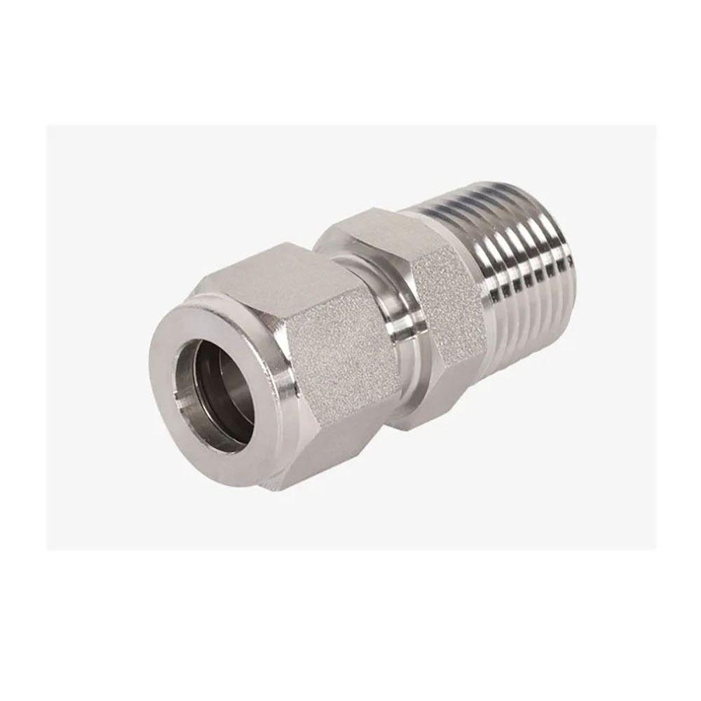 1Pcs Stainless Steel Quick Fitting 304 SS Metric ZG Pipe Fitting Tube Connector for Oil Water Gas