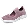 Fashion Breathable Fashion Sneakers Comfortable Net Casual Work Shoes Non-slip Flat Walking Shoes Plus Size Mom Shoes for Women