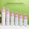 White Foaming Bottle for Eyelash Mousse, Toothpaste, or Facial Cleanser - Available In 30ml and 60ml with Press-to-Foam Dispenser and Brush.