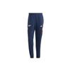 Logo Print Elastic Waist Long Sports Pants Men Bottoms Collegiate-Navy-Blue HT7149