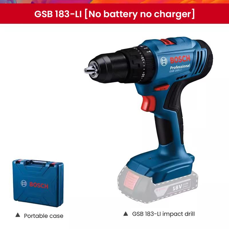 Bosch GSB183 Li-ion 18V Electric Drill Impact Drill 18V Screwdriver Without Battery
