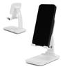 Adjustable Desktop Mobile Phone Tablet Stand Webcast Online Meeting Phone HolderWhite(Plastic)