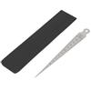 1pcs Stainless Steel Wedge Welding Taper Feeler Gauge Ruler Hole Inspection Tool 015mm