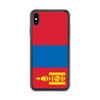 Coque iPhone - Drapeau Mongolie - iPhone XS Max - Souple - Multicolore - Verticale