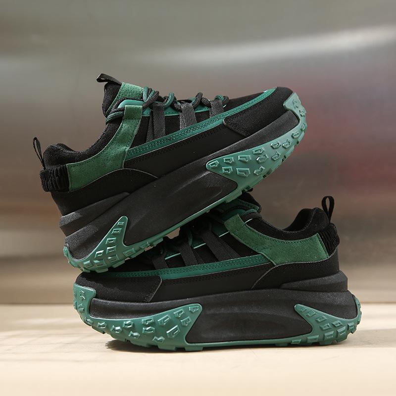 Fashion Chunky Sneakers Casual Vulcanized Shoes Woman Platform Spring Flat Casual Shoes Female Lace Up Thick Bottom Shoes Women 2024