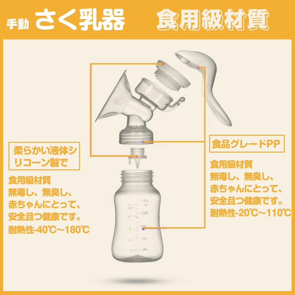 WEITIN Breast Pump Manual Type Breast Milk Assist Angle Adjustable Breast Expression Breast Pump Breast Pump Breastfeeding Breastfeeding Baby Nipple
