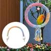 Bird Rope Perch Cage Toy Flexible Hanging Parrot Stand Cotton Climbing Swing for