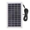 Portable Solar Panel DC 12V 3W High Conversion Efficiency Semi Flexible Solar Cell Panel for Mobile