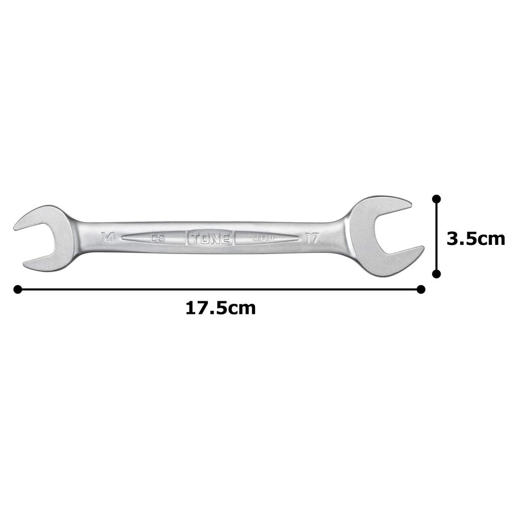 TONE Spanner Width Across Flats 14 X 17mm DS-1417