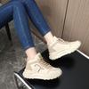 High Top Sneakers for Women Fashion Thick Soled Running Shoes Ladies Lace Up Comfort Sport Woman Shoes