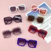 Vintage Box Children'S Sunglasses Travel Uv Protection Eye Protection Sunshade Boys And Girls Trend Glasses