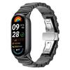 For Xiaomi Smart Band 9/8 Watch Band Irregular Stainless Steel Wrist Strap