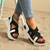2025Sandals Women Shoes Summer Soft Shoes Elegant Shoes Wedge Sandals Party Footwear Sandal