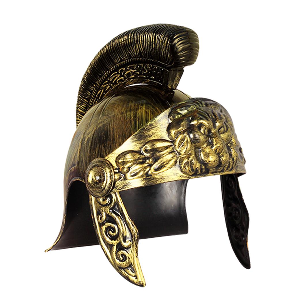 Adult Knight Helmet Ancient European Role Playing Greek Roman Knight Hat Carnival Party Cosplay Performances Costume