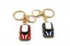 Naissant 2-piece Retro Classic Car Keychain Set (blue & Red)