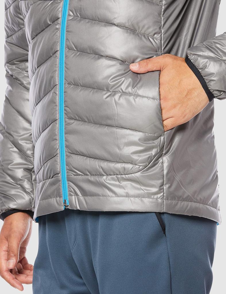 Mizuno Techfill Training Steeple Size XS Jacket, Men's, 32ME0535, Gray, (Japan XS)