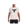Project Rock Brahma Bull Loose Casual Soft Short Sleeve T-Shirt Men Tops 1361733-131