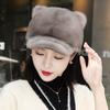 Mink Hat Female Winter Mink Mink Fashion Whole Mink Cotton Hat Cat Ears Mink Fur Cap Imitation Mink Hat