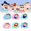 6pcs Cloud Pajamas Crayon Shin Chan Toy Doll Pvc Model Desktop Decor Gifts Xmas