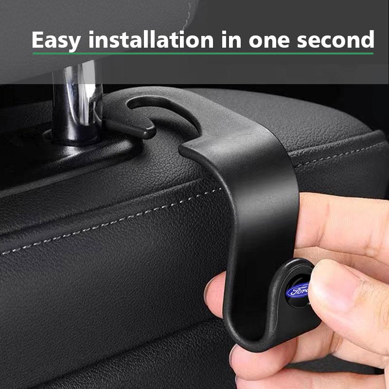 Universal Car Seat Back Hook Interior Portable Hanger Holder Storage For Ford Focus Mondeo MK1 MK2 MK4 MK3 Fiesta ST Line Kugo Transit Escape Fusion