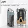 Compact Size Dual-Light Flashlight USB Rechargeable High Brightness Keychain Light Portable Outdoor