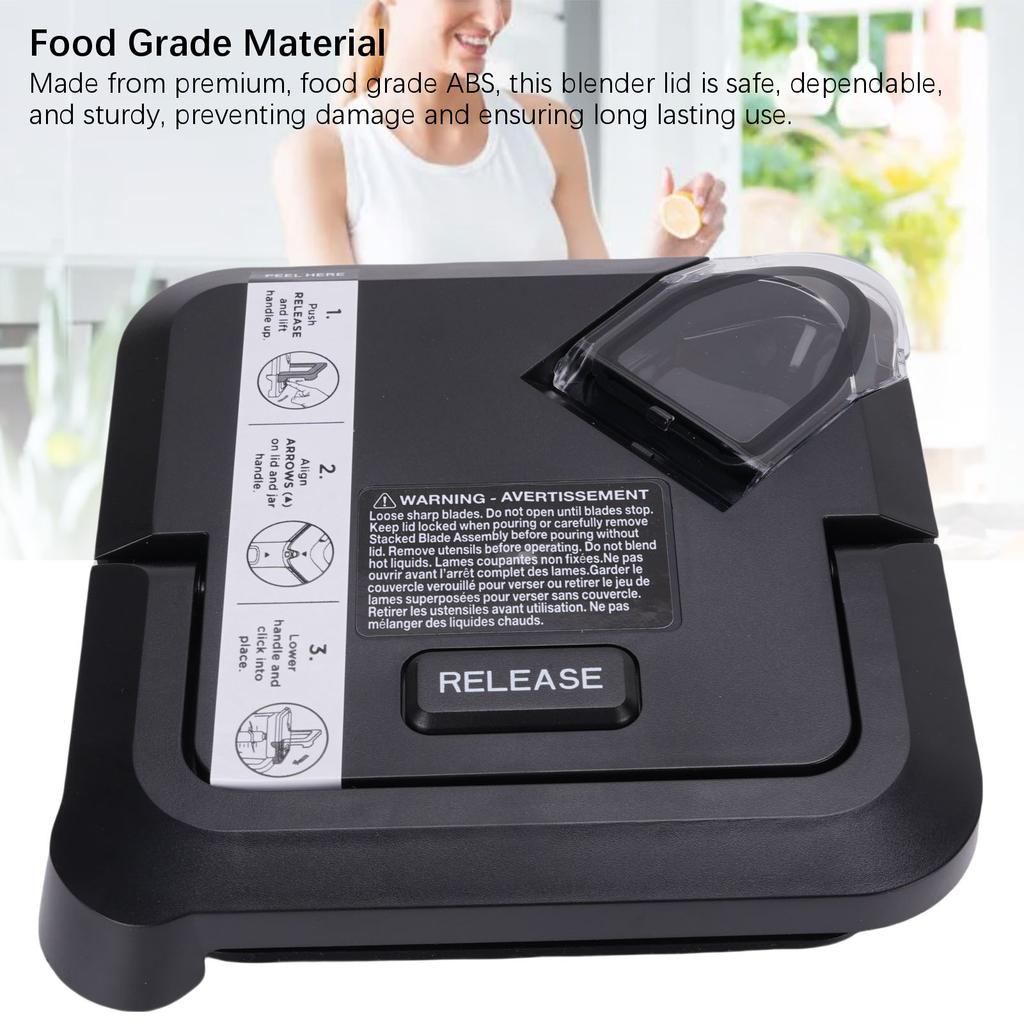 Blender Locking Lid Food Grade Blender Top Lid Cover Replacement Part for BL770 BL771 BL773 Blenders