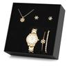 Позолоченный комплект украшений «Снежинка» - Набор часов - Подарочный набор