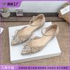 Fairy Style Light Luxury Pointed Single Shoes Feminine Temperament Sexy Versatile Flat Shoes Comfortable Wear Niche Fashion Women's Shoes