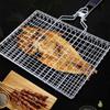 304 Stainless Steel BBQ Mesh Non Stick Grilling Basket Grill Mesh Mat Meat Vegetable Steak Picnic Party Barbecue Tool