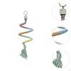 Bird Rope Parrot Swing Cage Standing Perch Supplies Climbing Pet Birds
