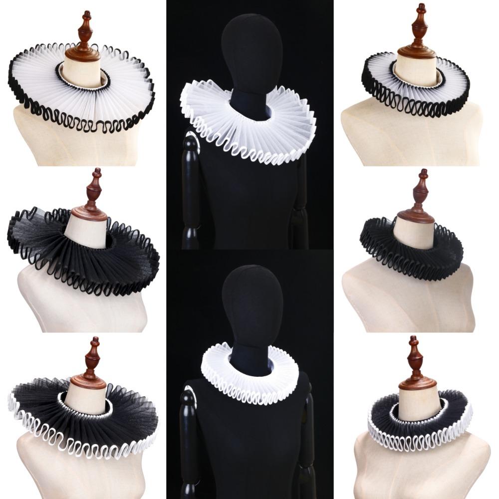 Elegant Renaissance False Collar Detachable Retro Ruff Collar Collar Accessory