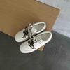 Niche Round Head Lace-up Casual Versatile Sports Little White Shoes 2025 New Minimalist Pair of Shoelaces Thick-soled German Training Shoes