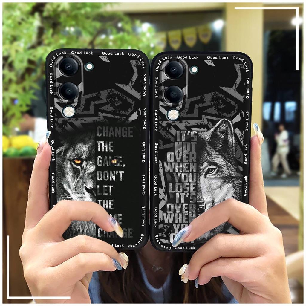 Anti-knock Cartoon Phone Case For VIVO Y04 4G/Y29S Graffiti Silicone Dirt-resistant Soft Case Shockproof Full Wrap TPU