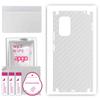 apgo Protective Skin Sticker for the Back+sides Compatible with Xiaomi Redmi Note 10 Pro Max, Full Wrap Film, Foil, Vinyl - Pattern Transparent Carbon
