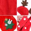 1pc Christmas Dog Costume Festive Red Hoodie with Antlers Pet Outfit Winter Cozy Coat for Small Puppy Chihuahua Yorkshire