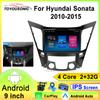 For Hyundai Sonata YF Android All-in-one 2010 - 2015 Car Radio Multimedia System Navigation GPS No 2 Din DVD Player BT