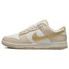 Dunk Low Gold Swoosh Women Sneakers White Phantom Metallic-Gold DX5930-001