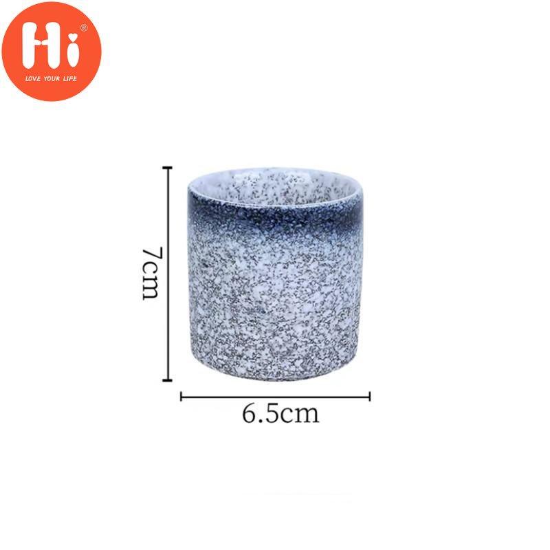 Hi Under Glazed Ceramic Coffee Cup Porcelain Tea Cup Sake Cup Drinking Utensils Office Drinkware 100ML