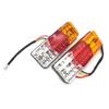 3Colors Led Waterproof Tail Light Reverse Brake Stop Motorcycle Turn Signal 12V