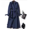 Trench Coat Women In The Long Section of The Spring and Fall New Korean Version of The Large Size Coat Over The Knee Jacket