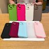 Pure Color Soft Phone Case For iPhone 16 15 14 Pro Max 13 12 11 Shockproof Slim TPU Clear Cover