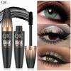 3D Waterproof Mascara Liquid Fiber Black Eyelashes Curling Brush Long Lasting Eye Makeup Extension