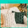 Snowflake Christmas Tree Pillow Cover Plush Throw Pillowcase Winter Home Decor
