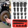 17Pcs Automobile Clutch Hole Installation Professional Clutch Assembly Kit Auto Clutch Aligner Clutch Aligning Set 1#-8#