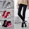 Sexysexy Womens Wedges Shoes High Thick Bottom Platform Leisure Sports Shoes High Top Sneakers For Women