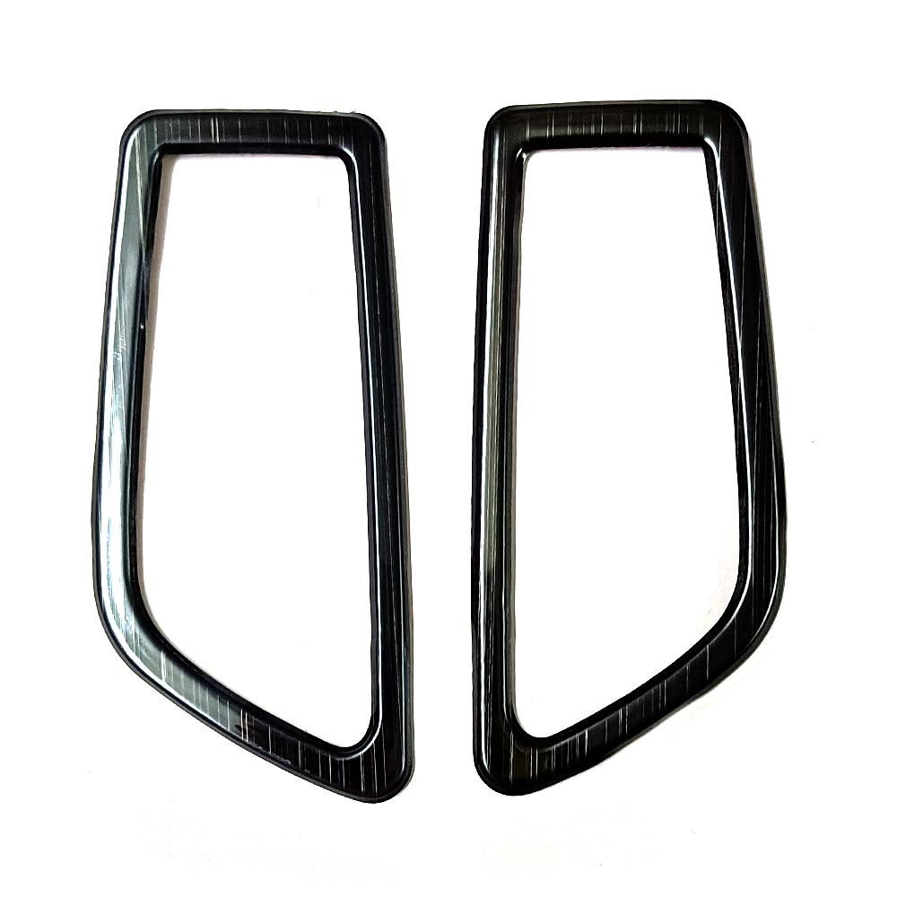For Renault Koleos 2017- Dashboard Air Conditioning AC Outlet Vent Frame Cover Trim Stainless Steel For Samsung